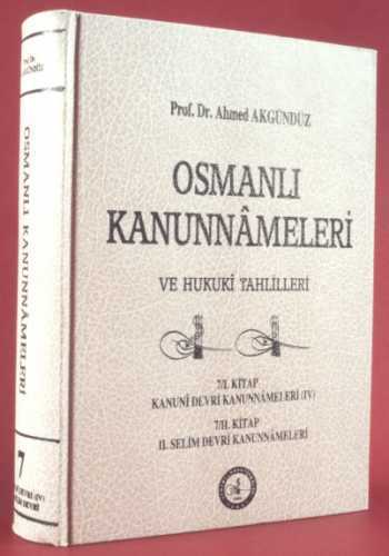 OSMANLI KANUNNAMELERİ - 7